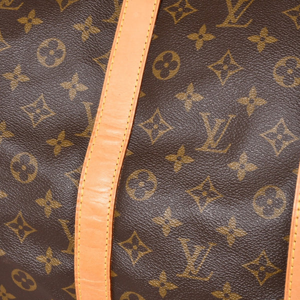 LOUIS VUITTON Monogram Keepall Bandouliere 55 2WAY Boston Bag M41414 Brown Canvas Good Condition Used 4a004177
