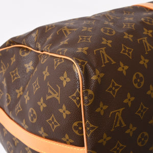 LOUIS VUITTON Monogram Keepall Bandouliere 55 2WAY Boston Bag M41414 Brown Canvas Good Condition Used 4a004177