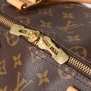 LOUIS VUITTON Monogram Keepall Bandouliere 55 2WAY Boston Bag M41414 Brown Canvas Good Condition Used 4a004177