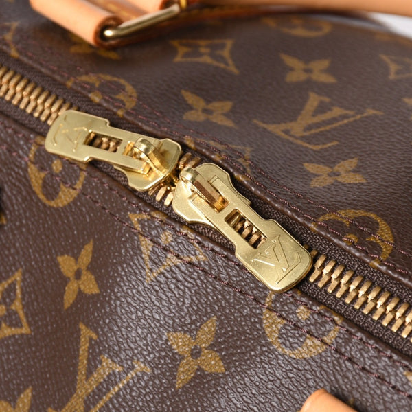 LOUIS VUITTON Monogram Keepall Bandouliere 55 2WAY Boston Bag M41414 Brown Canvas Good Condition Used 4a004177