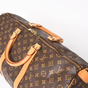 LOUIS VUITTON Keepall 50 Boston Bag M41426 PVC Leather Monogram SP0937 Gold Hardware Good Condition Used 4a004190