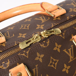 LOUIS VUITTON Keepall 50 Boston Bag M41426 PVC Leather Monogram SP0937 Gold Hardware Good Condition Used 4a004190