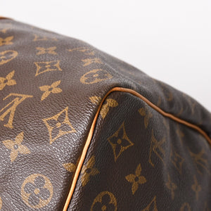 LOUIS VUITTON Keepall 50 Boston Bag M41426 PVC Leather Monogram SP0937 Gold Hardware Good Condition Used 4a004190