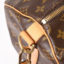 画像をギャラリービューアに読み込む, LOUIS VUITTON ルイヴィトン モノグラム キーポルバンドリエール55 2WAY ボストンバック M41414 ブラウン キャンバス 美品 中古 4a004177