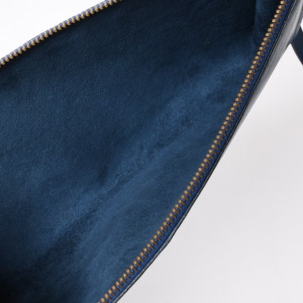 極美品 LOUIS VUITTON ルイヴィトン ポシェット アクセソワール ワンショルダーバッグ M52945 エピ レザー ブルー 中古 4a004181