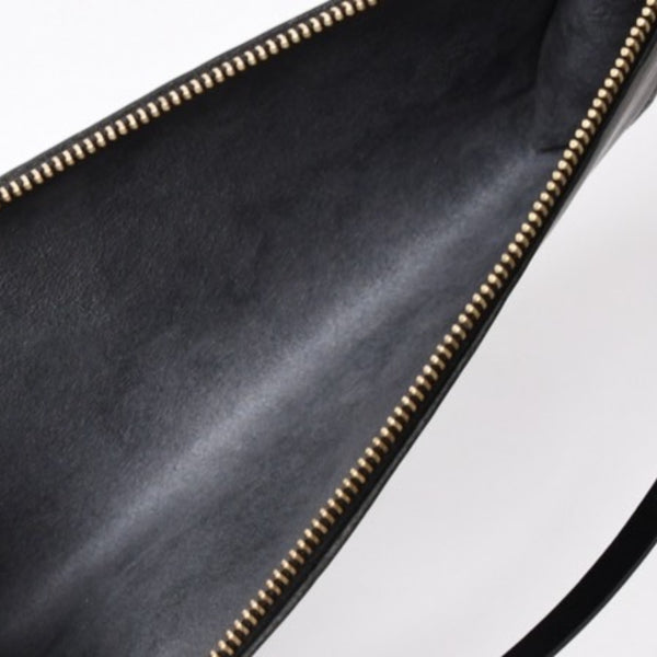 Very Good Condition LOUIS VUITTON Pochette Accessory Pouch M52942 Epi Black Gold Hardware Used 4a004180