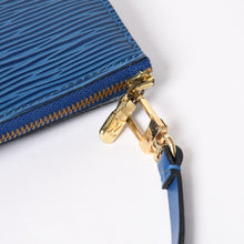 画像をギャラリービューアに読み込む, 極美品 LOUIS VUITTON ルイヴィトン ポシェット アクセソワール ワンショルダーバッグ M52945 エピ レザー ブルー 中古 4a004181