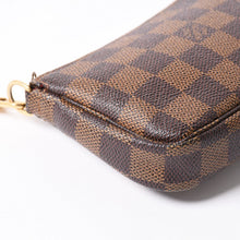 画像をギャラリービューアに読み込む, 極美品 LOUIS VUITTON ルイヴィトン ダミエ ミニ ポシェット アクセソワール ポーチ N58009 ブラウン ゴールド金具 中古 4a004197