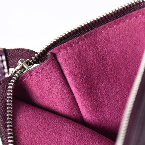 Very Good Condition LOUIS VUITTON Pochette Accessory Pouch M5298K Epi Purple Silver Hardware Used 4a004185