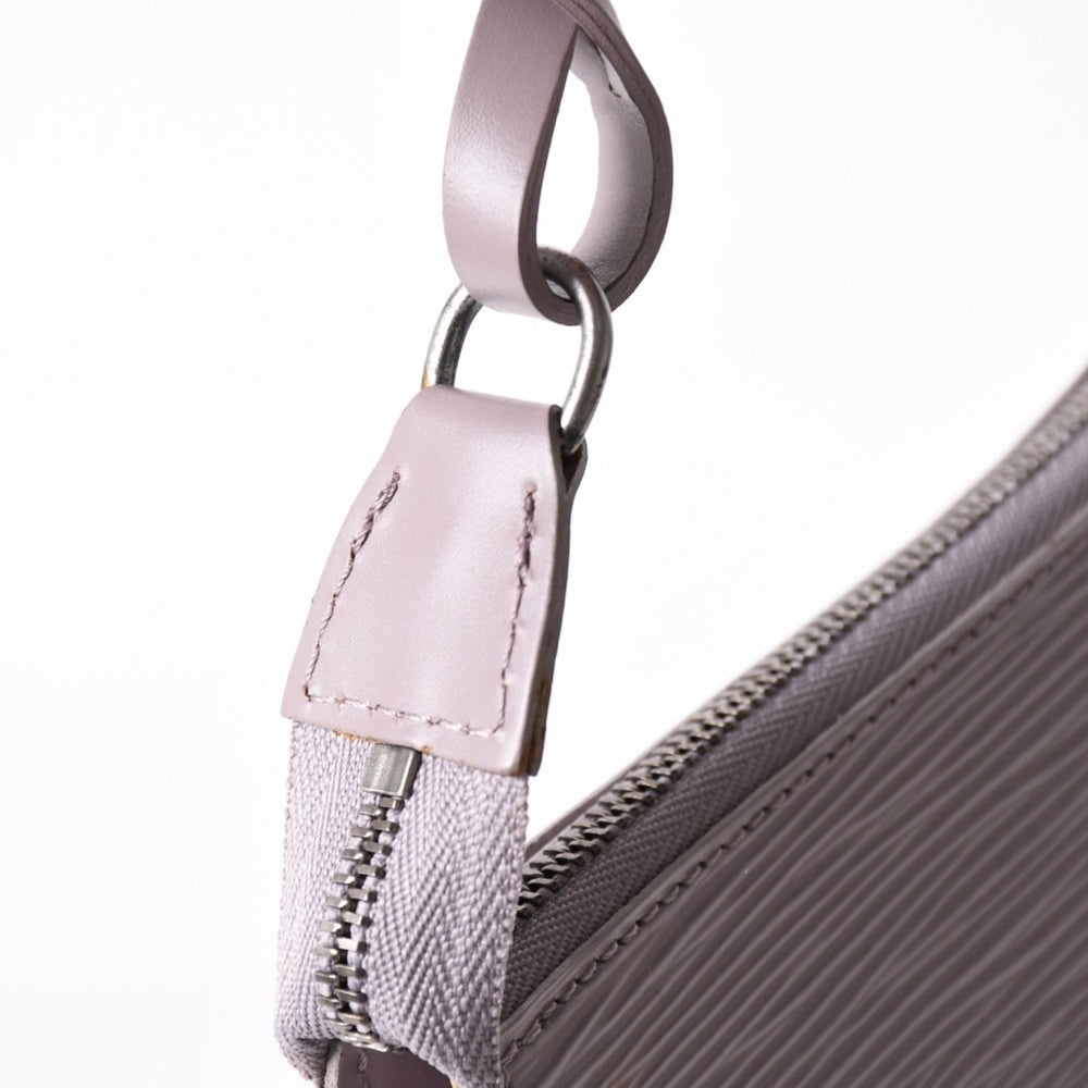 Very Good LOUIS VUITTON Pochette Accessory Pouch M5294B Epi Lavender Silver Hardware Used 4a004185