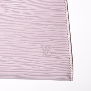 Very Good Condition LOUIS VUITTON Pochette Accessory Pouch M5294B Epi Lavender Silver Hardware Used 4a004185