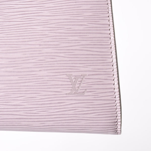 Very Good Condition LOUIS VUITTON Pochette Accessory Pouch M5294B Epi Lavender Silver Hardware Used 4a004185