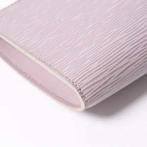 Very Good Condition LOUIS VUITTON Pochette Accessory Pouch M5294B Epi Lavender Silver Hardware Used 4a004185