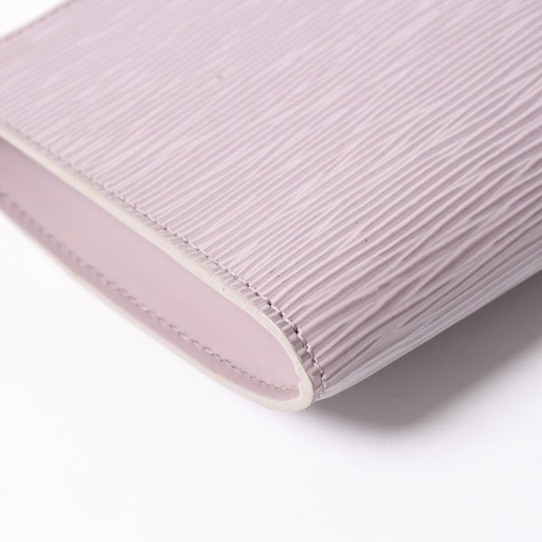 Very Good Condition LOUIS VUITTON Pochette Accessory Pouch M5294B Epi Lavender Silver Hardware Used 4a004185