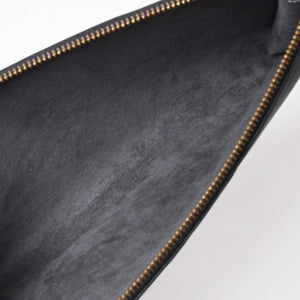 極美品 LOUIS VUITTON ルイヴィトン ポシェット アクセソワール アクセサリーポーチ M52942 エピ ブラック ゴールド金具 中古 4a004178