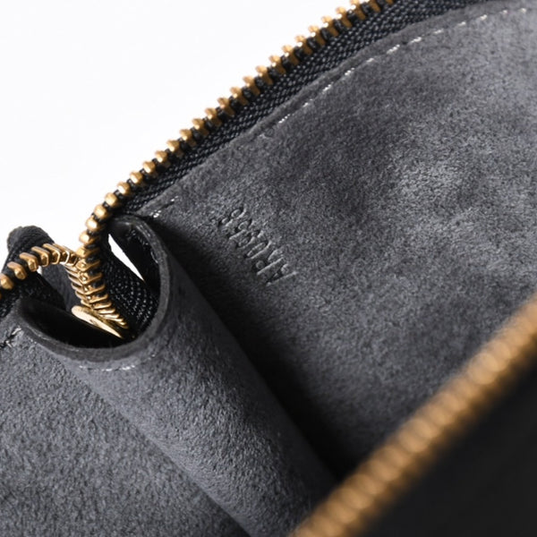 極美品 LOUIS VUITTON ルイヴィトン ポシェット アクセソワール アクセサリーポーチ M52942 エピ ブラック ゴールド金具 中古 4a004178