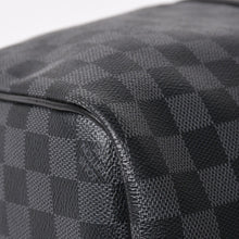 画像をギャラリービューアに読み込む, 極美品 LOUIS VUITTON ルイヴィトン ボストン キーポルバンドリエール45 ダミエグラフィット N41418 ブラック シルバー金具 4a004194