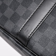 画像をギャラリービューアに読み込む, 極美品 LOUIS VUITTON ルイヴィトン ボストン キーポルバンドリエール45 ダミエグラフィット N41418 ブラック シルバー金具 4a004192