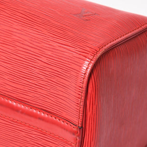 LOUIS VUITTON Speedy 25 Handbag M43015 Epi Leather Red VI0964 Gold Hardware Good Condition Used 4a004195