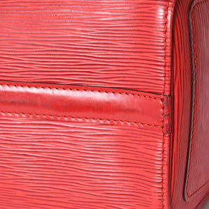 LOUIS VUITTON Speedy 25 Handbag M43015 Epi Leather Red VI0964 Gold Hardware Good Condition Used 4a004195