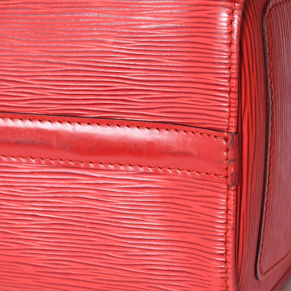 LOUIS VUITTON Speedy 25 Handbag M43015 Epi Leather Red VI0964 Gold Hardware Good Condition Used 4a004195