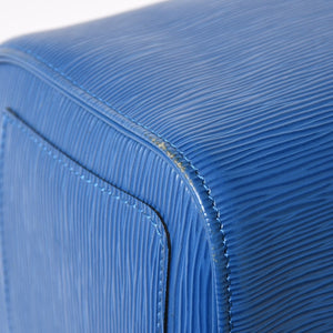 LOUIS VUITTON Speedy 25 Handbag M43015 Epi Leather Blue Gold Hardware Good Condition Used 4a004218