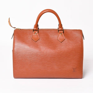 LOUIS VUITTON Speedy 30 M43003 Handbag Brown Gold Hardware Epi Leather Good Condition Used 4a004214