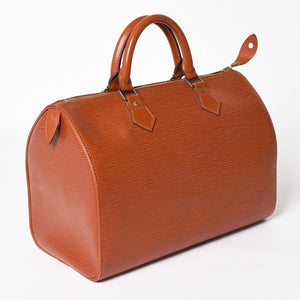 LOUIS VUITTON Speedy 30 M43003 Handbag Brown Gold Hardware Epi Leather Good Condition Used 4a004214