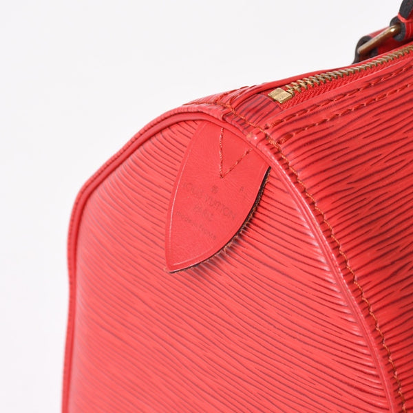 LOUIS VUITTON Speedy 25 Handbag M43015 Epi Leather Red VI0964 Gold Hardware Good Condition Used 4a004195
