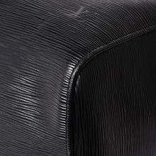画像をギャラリービューアに読み込む, 極美品 LOUIS VUITTON ルイヴィトン ボストンバッグ トラベルバッグ M59052 キーポル55 ブラック エピレザー ゴールド金具 中古 4a004196