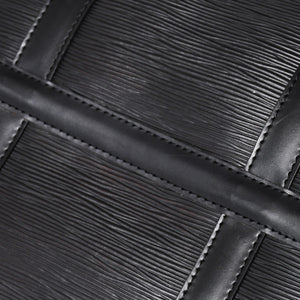 Very Good Condition LOUIS VUITTON Boston Bag Travel Bag M59052 Keepall 55 Black Epi Leather Gold Hardware Used 4a004196