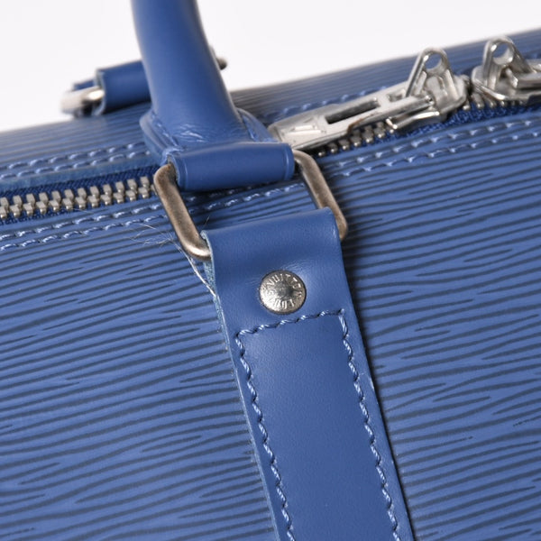極美品 LOUIS VUITTON ルイヴィトン ボストンバッグ キーポル45 エピ M5906G ミルティーユ シルバー金具 中古 4a004203