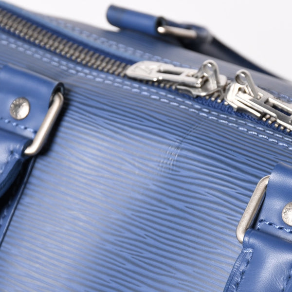 極美品 LOUIS VUITTON ルイヴィトン ボストンバッグ キーポル45 エピ M5906G ミルティーユ シルバー金具 中古 4a004203