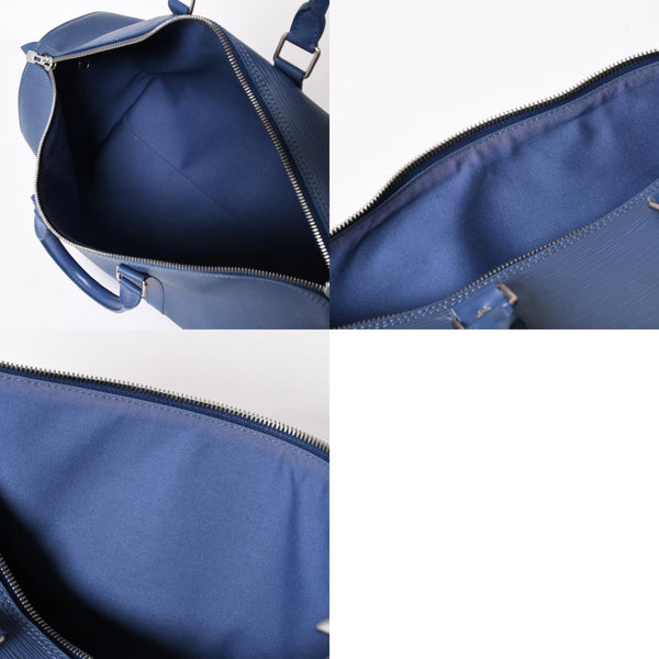 極美品 LOUIS VUITTON ルイヴィトン ボストンバッグ キーポル45 エピ M5906G ミルティーユ シルバー金具 中古 4a004203