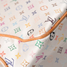 画像をギャラリービューアに読み込む, 新品同様 LOUIS VUITTON ルイヴィトン サテン アベリア ハンドバッグ M92936 モノグラムマルチカラーサテン ウッド 中古 4a004163