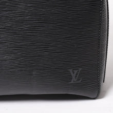 画像をギャラリービューアに読み込む, 極美品 LOUIS VUITTON ルイヴィトン ボストンバッグ トラベルバッグ M59052 キーポル55 ブラック エピレザー ゴールド金具 中古 4a004196