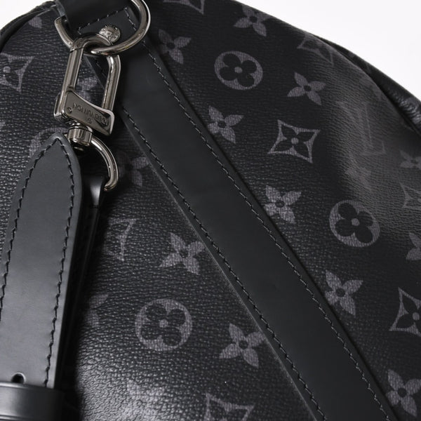 Very good condition LOUIS VUITTON Boston bag Keepall Bandouliere 55 Monogram Eclipse M40605 Used 4a004198