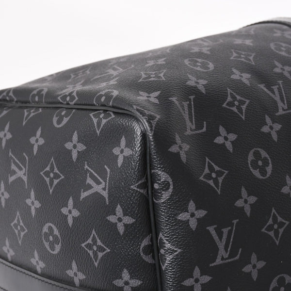 Very good condition LOUIS VUITTON Boston bag Keepall Bandouliere 55 Monogram Eclipse M40605 Used 4a004198
