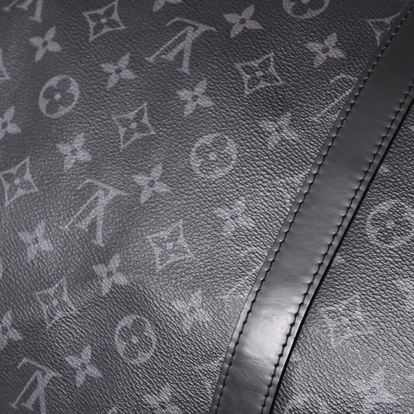 Very good condition LOUIS VUITTON Boston bag Keepall Bandouliere 55 Monogram Eclipse M40605 Used 4a004198