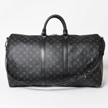 画像をギャラリービューアに読み込む, 極美品 LOUIS VUITTON ルイヴィトン ボストンバッグ キーポルバンドリエール55 モノグラムエクリプス M40605 中古 4a004198
