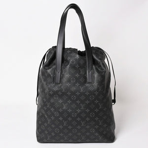 Very good condition LOUIS VUITTON Monogram Eclipse Cover Light Tote Bag with Pouch M44228 Black Used 4a003978
