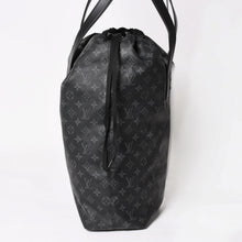 画像をギャラリービューアに読み込む, 極美品 LOUIS VUITTON ルイヴィトン モノグラム エクリプス カバ ライト トートバッグ ポーチ付き M44228 ブラック 中古 4a003978