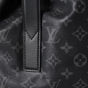 Very good condition LOUIS VUITTON Monogram Eclipse Cover Light Tote Bag with Pouch M44228 Black Used 4a003978