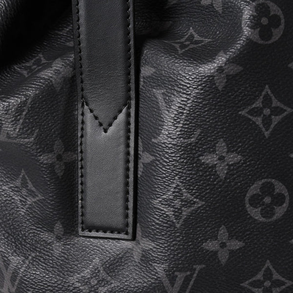 Very good condition LOUIS VUITTON Monogram Eclipse Cover Light Tote Bag with Pouch M44228 Black Used 4a003978