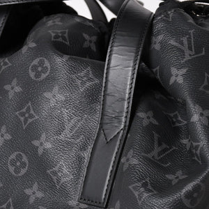 Very good condition LOUIS VUITTON Monogram Eclipse Cover Light Tote Bag with Pouch M44228 Black Used 4a003978