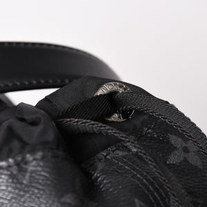 Very good condition LOUIS VUITTON Monogram Eclipse Cover Light Tote Bag with Pouch M44228 Black Used 4a003978