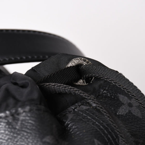 Very good condition LOUIS VUITTON Monogram Eclipse Cover Light Tote Bag with Pouch M44228 Black Used 4a003978