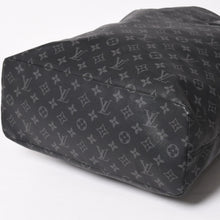 画像をギャラリービューアに読み込む, 極美品 LOUIS VUITTON ルイヴィトン モノグラム エクリプス カバ ライト トートバッグ ポーチ付き M44228 ブラック 中古 4a003978
