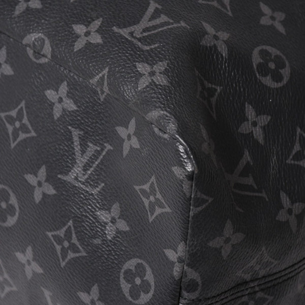 Very good condition LOUIS VUITTON Monogram Eclipse Cover Light Tote Bag with Pouch M44228 Black Used 4a003978