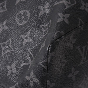 Very good condition LOUIS VUITTON Monogram Eclipse Cover Light Tote Bag with Pouch M44228 Black Used 4a003978